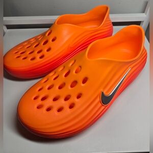 Nike ReactX Rejuven8 Safety Orange Slip-On Clogs
